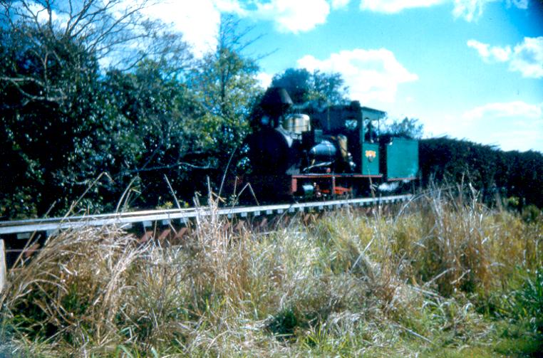 Hudswell Clark 0-6-0
"Cairns" Hudswell Clark 0-6-0 in Ingham area 1959.
