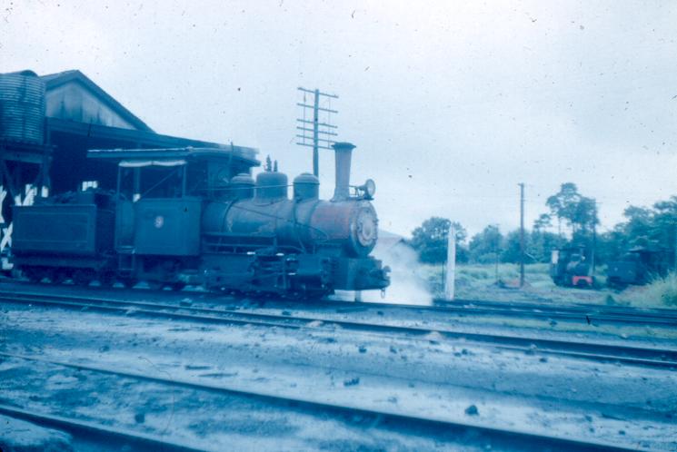 Fowler B9-1/2 class 0-6-2
Queensland Government 2' Innisfail tramway, locomotive number 9, Fowler B9-1/2 class 0-6-2, 1954.
