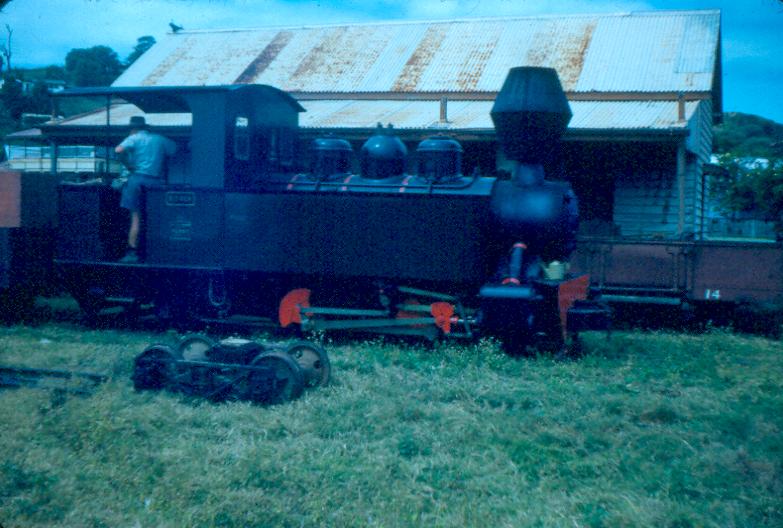 Port Douglas
"R D Rex" at Port Douglast1954, 2'.  A Perry locomotive.
