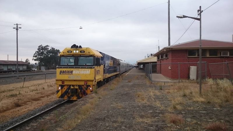 Ararat 
The Overland departing from Ararat.
4th January 2020.

