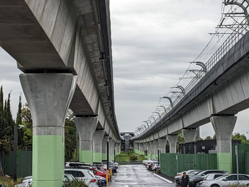 Sky Rail - Pakenham line around Murrumbeena through to Caulfield.
