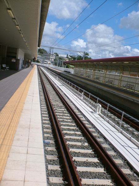 Gauntlet track at Roma St.
