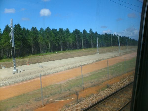 Early works for the Caboolture to Beerburrum track upgrade - from single to double line on new alignment.
