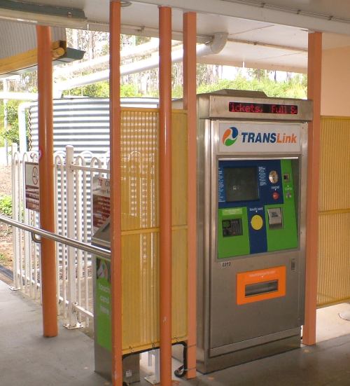 AVVM (ticket machine) at Gympie North station.
