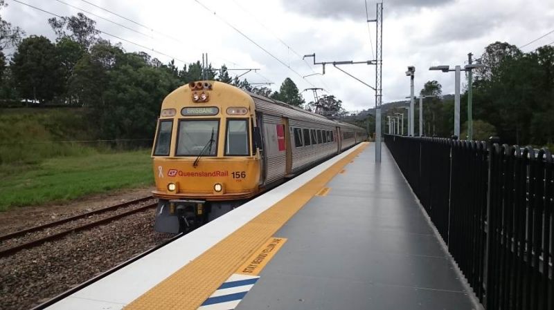ICE
InterCityExpress (ICE) 156 on a Gympie-North to Brisbane service arriving at  Cooran 1st March 2019. All ICE units have now been withdrawn from service.
